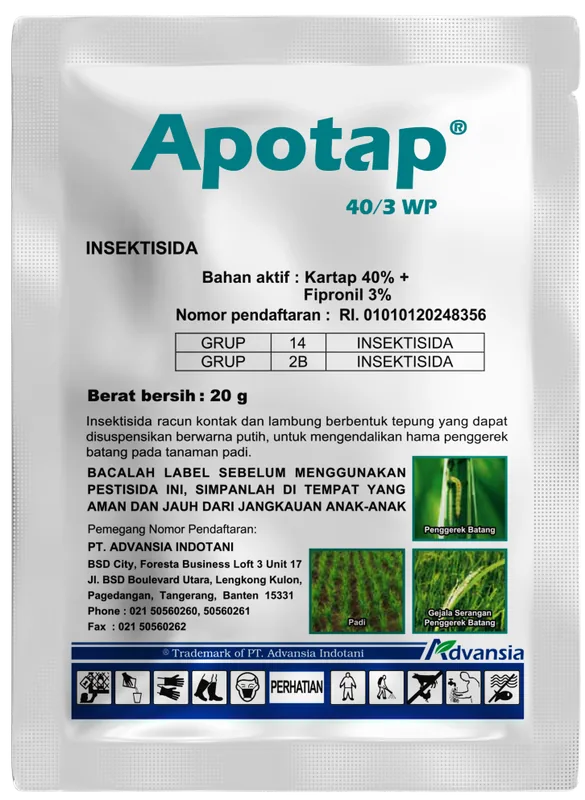 Kemasan APOTAP 40/3 WP