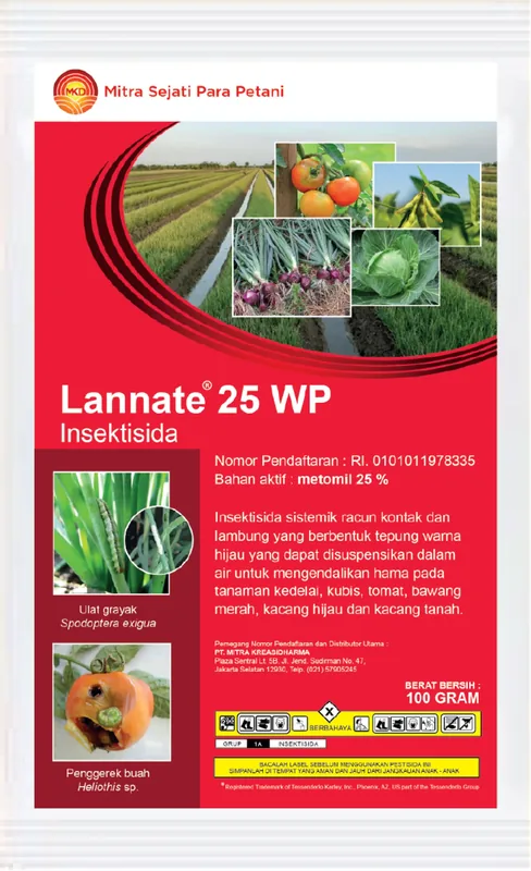 Kemasan LANNATE 25 WP