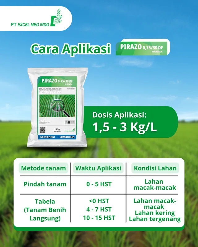 Kemasan PIRAZO 0.75/30 DF