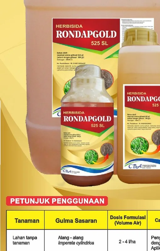 Kemasan RONDA GOLD 525 SL