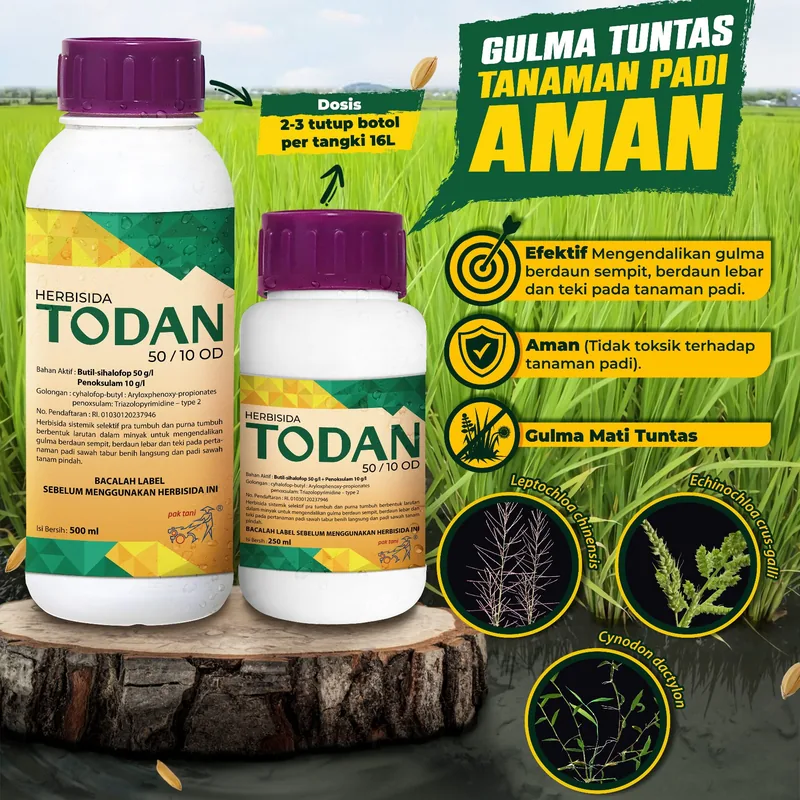 Kemasan TODAN 50/10 OD